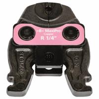 ROTHENBERGER Press Jaw: 1/4 in Pipe, Copper, For MaxiPro, Compact Tool Types (MPN 1000001749). Key specifications — attr518773: Jaws; attr537224: 1/4 in; attr518762: Copper; attr518771: Steel; attr518761: MaxiPro; attr518760: ROTHENBERGER.