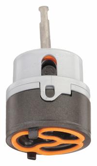 DELTA Cartridge: For Diamond 1H Lavs Series, Use with Hot/Cold Water, Ceramic, Ceramic Disc (MPN RP50587). Key specifications — Compatible Series: Diamond 1H Lavs; For Water Temperature: Hot/Cold; Compatible Brand: Delta; Product Type: Cartridge; Includes: (1) Cartridge; Material: Ceramic.