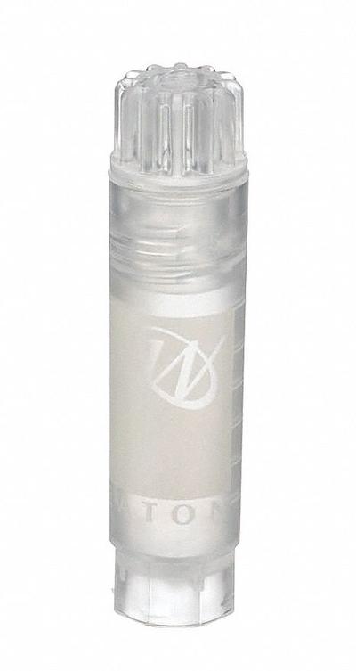 APPROVED VENDOR Cryogenic Vial: Cryogenic, Polypropylene, 2 mL, Natural, 12 mm Body Dia - Plastic Cryogenic Vials