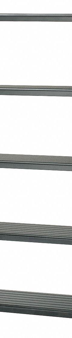 SKILCRAFT Shelf: 36 in x 18 in, 74 in Overall Ht, 5 Shelves, 180 lb Load Capacity per Shelf (MPN 7125-01-667-2788). Key specifications — Frame Material: HDPE; Shelving Material: High Density Polyethylene; Brand: SKILCRAFT.