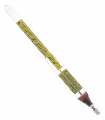 API Hydrometer: API Combined Form, 10/45, 0.5, Glass - API Hydrometers