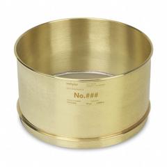 ADVANTECH Standard Stainless Steel Cloth Test Sieve: Stainless Steel, 8 in Outside Dia, 4 5/8 in Ht (MPN 2024). Key specifications — Screen Material: Stainless Steel; Brand: ADVANTECH; Frame Material: Brass; Standards: ASTM E11; US Standard Screen Size: #200.