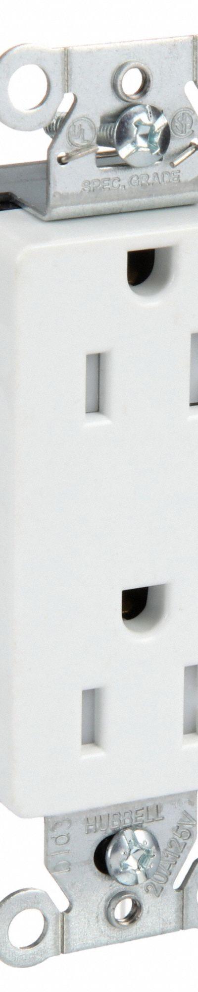 HUBBELL Receptacle: Decorator Duplex - General Purpose Receptacles