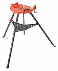 RIDGID Portable Chain Vise: Folding Leg, 0.13 in – 6 in Pipe Size Range, 48 in Max Ht, 36 in Min Ht (MPN 36273). Key specifications — attr511105: Tool Tray; attr511119: Folding; attr511107: Metal; attr473852: RIDGID.
