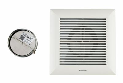 PANASONIC Grille Upgrade Kit: ABS/Aluminum/Galvanized Steel, Galvanized - Upgrade Kits for Bathroom Exhaust Fans