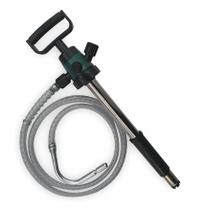 OILSAFE Hand Pump: Piston Action, Pump with Hose, Nozzle & Spout, ABS/Stainless Steel Housing, 5 ft (MPN 102303). Key specifications — Brand: OILSAFE; Housing Material: ABS/Stainless Steel; Maximum Flow Rate: 12 oz per stroke; Suction Tube Material: SS; Seal Material: Viton.