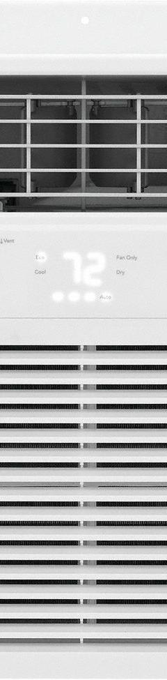FRIGIDAIRE Window Air Conditioner: 700 sq ft, 14,000 BtuH, 115V AC, 5-15P, 14 1/2 in x 22 in x 22 in (MPN FHWW144TF1). Key specifications — Brand: FRIGIDAIRE; Combined Energy Efficiency Ratio (CEER) Rating: 10.9; Voltage: 115V AC; NEMA Plug Configuration: 5-15P; Special Features_Broad: Wi-Fi.
