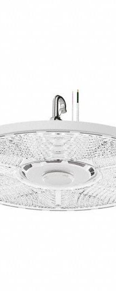LITHONIA LIGHTING LED Round High Bay: 12,000 lm_15,000 lm_18,000 lm, 4000K/5000K, Gen Distribution (MPN CPRB ALO13 UVOLT SWW9 80CRI DWH). Key specifications — Color Temperature: 5000K; Voltage: 120 to 347V AC; LED Replacement For: 250W MH; Brand: LITHONIA LIGHTING.