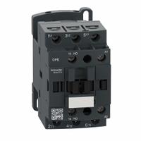 SCHNEIDER IEC Magnetic Contactor: Non-Reversing, 3 Poles, 3NO Contacts, 9 A, 120V AC Coil (MPN DPE09G7). Key specifications — Brand: SCHNEIDER; Integrated Surge Suppression: No.