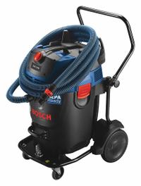 BOSCH Dust Extractor: HEPA, Dry/Wet, 17 gal Tank, 300 cfm Air Flow, 1 3/8 in Hose Dia (MPN GAS20-17AH). Key specifications — attr118028: Plastic; attr118016: Yes; attr117997: BOSCH.