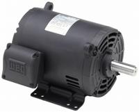WEG General Purpose Motor: Rigid Base Mount, Open Drip Proof, 5 hp, 230/460V AC, 3,510 RPM (MPN 00536OT3E182T-S). Key specifications — Brand: WEG; Nameplate Voltage @ 60 Hz: 230/460V AC; Full Load Current @ 60 Hz: 12.2/6.10 A; Nameplate RPM @ 60 Hz: 3,510 RPM; Motor Enclosure: ODP.