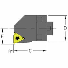 ULTRA-DEX USA Indexable Thread Cutting Unit Head (MPN 912-000-122)