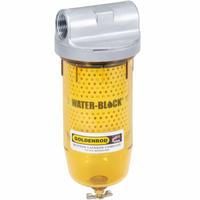 GOLDENROD Fuel Filter: Water & Particulate, Repl Filter, Water / Particulate, 25 gpm Max. Flow Rate (MPN 496). Key specifications — Brand: GOLDENROD; Body Material: Polymer/Zinc; Filter Material: Silicone Treated Paper; Compatible Manufacturer Model Number: 470-1.