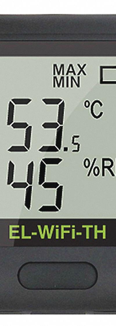 LASCAR WiFi Data Logging Sensor: 0%to 100% Relative Humidity Measured - Temperature & Humidity Data Loggers