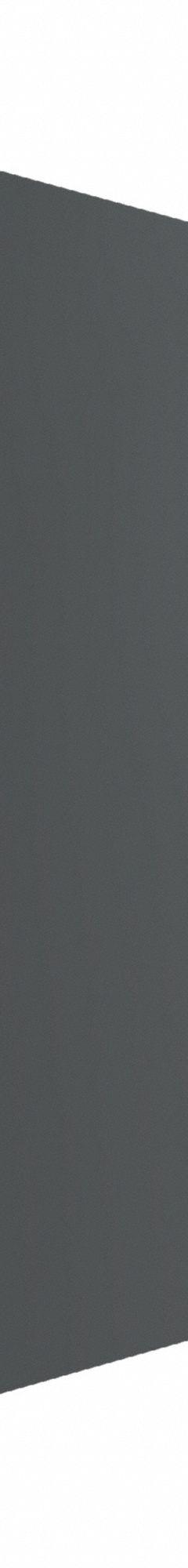 HADRIAN Partition Panel: Solid Plastic HDPE, Plastic, Slate, 55 in Ht, 18 in Wd, 1 in Thick (MPN X30018-231). Key specifications — Door Swing: Out Swing; Brand: HADRIAN; Color: Slate; Finish/Texture: Plastic.