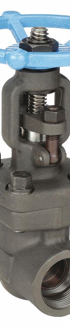 SHARPE Gate Valve: 3/8 in, Forged Steel, Rising, FNPT x FNPT, 1,975 psi CWP, Wheel, Solid Wedge (MPN 4371003700). Key specifications — Wedge Material: 410 Stainless Steel; Brand: SHARPE; Bonnet Material: Forged Steel.