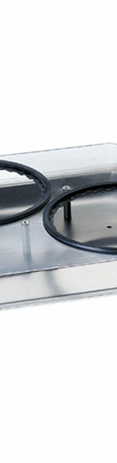 HEIDOLPH Erlenmeyer Flask Attachment: Duomax 1030/Polymax 1040/Promax 1020/Unimax 1010 (MPN 036303310). Key specifications — Hold Capacity: (2) 1,000 mL Flasks; Brand: HEIDOLPH; Compatible with Manufacturer Model Number: Polymax 1040; Material: PTFE; Product Type: Erlenmeyer Attachment.