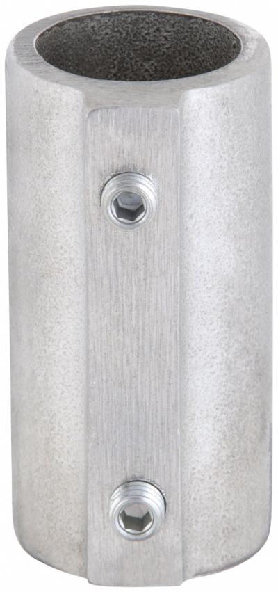 HOLLAENDER Structural Pipe Fitting: External Coupling, External Coupling, 1 1/4 in For Pipe Size - Aluminum Couplings