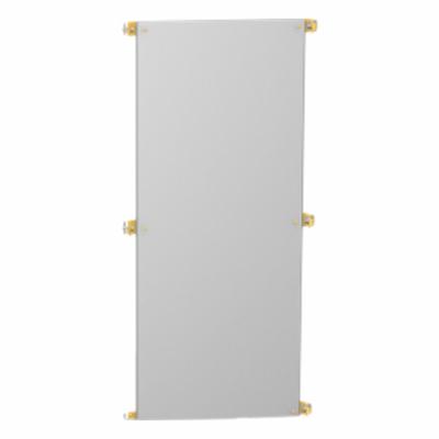 HAMMOND Inner Panel: Back Panel Panel, 60 in Overall Ht, 68 in Overall Wd, Galvanized Steel - Interior Mounting Panels