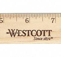 WESTCOTT Ruler: 05011, 12 in, 0.2 in Thick, 1/16 in, Clear, Black, Rigid, Printed Graduation Mark. Key specifications — attr939978: 1/16 in; attr934745: WESTCOTT; attr944509: Clear; attr939993: Decimal; attr986193: Printed.