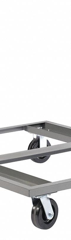LITTLE GIANT Pallet Dolly: 3,600 lb, Gray, (2) Rigid/(2) Swivel, 48 in L x 40 in W x 9 in H Deck (MPN PDT-4048-6PH). Key specifications — Caster/Roller Configuration: (2) Rigid; Brand: LITTLE GIANT; Color: Gray.