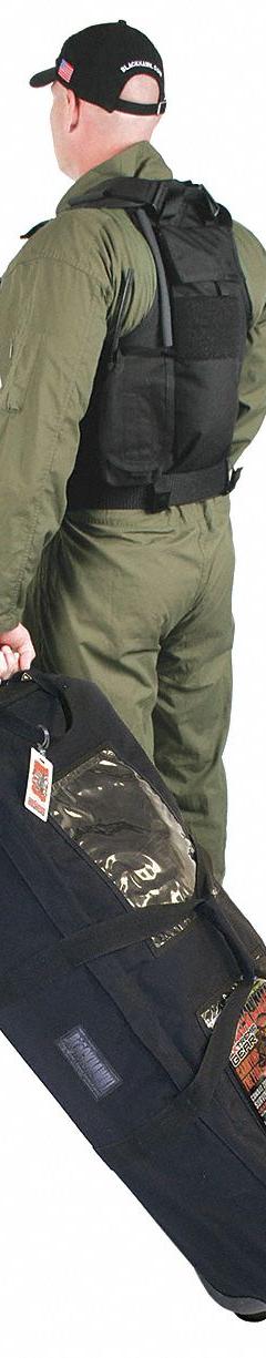 BLACKHAWK Tactical Assault Pack: Black, Nylon, 8,385 cu in Holds, 43 in L x 15 in W x 13 in D (MPN 20LO03). Key specifications — Brand: BLACKHAWK; Color: Black; Material: Nylon; Size: 43 in L x 15 in W x 13 in D; Product Type: Tactical Assault Bag.