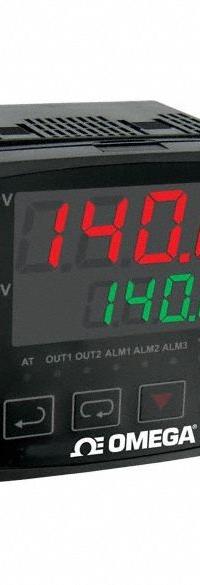 OMEGA Dial Limit Controller: CN7200, 1/4 DIN Size, RTD, 100 to 240V AC, 0°C to 50°C, Digital, 5A (MPN CN7233). Key specifications — Brand: OMEGA; Alarms: (1) Relay; Current: 5A; Display Type: Digital; Input Voltage: 100 to 240V AC; Output: (1) 5A SPDT Relay at 250V AC Resistive; Product Type: Process Controller; Sensor Type: RTD.
