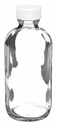 WHEATON Sampling Bottle: 125 mL, Colorless, 22-400 mm, Polypropylene, 24, Polyethylene/PTFE (MPN W216808). Key specifications — Body Color: Colorless; Pre-Cleaned: None; Body Material: Soda Lime Glass; Brand: WHEATON; Screw Closure Size: 22-400 mm; Graduated: No; USP Specification: Type III; Closure Attached: Attached.