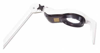 BURTON Examination Light: LED, 35,000 lux @ 1 m, Clamp, 4000K, 95 CRI, 20 W Watt - Clamp-Mount Tabletop Medical Lights