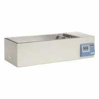 THERMO SCIENTIFIC Water Bath: 27 L Capacity, 100°C Max Temp, Stainless Steel, +/-0.1°C, Digital (MPN TSSWB27). Key specifications — Display Type: Digital; Heated or Refrigerated: Heated; Brand: THERMO SCIENTIFIC; Interior Material: Stainless Steel; Programmable: Yes; Temperature Accuracy Tolerance: +/-0.1°C; Voltage: 115/230V AC.