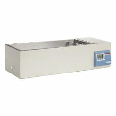 THERMO SCIENTIFIC Water Bath: 27 L Capacity, 100°C Max Temp, Stainless Steel, +/-0.1°C, Digital (MPN TSSWB27). Key specifications — Display Type: Digital; Heated or Refrigerated: Heated; Brand: THERMO SCIENTIFIC; Interior Material: Stainless Steel; Programmable: Yes; Temperature Accuracy Tolerance: +/-0.1°C; Voltage: 115/230V AC.