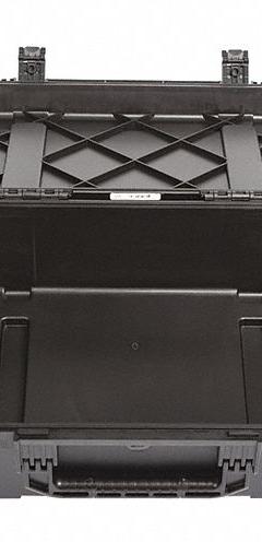 SKB Protective Case: 16 in x 56 in x 9 in, No Foam, Black, 2 Wheels, 28 lb Wt (MPN 3I-5616-9B-E). Key specifications — Brand: SKB; Material: Plastic; Closure Type: Latches.