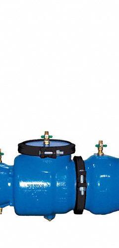 ZURN Double Check Backflow Preventer: 350, 4 in Pipe Size, Flange x Flange, 37.63 in Overall Lg, 350 (MPN 4-350). Key specifications — Shut-Off Valve Type: NRS Gate Valve; Connection Type: Flange x Flange.