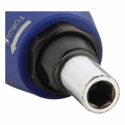 WILLIAMS Micro Adjustable Torque Screwdriver: 1/4 in Tip Size, 5 in-lb Min Torque - Preset Torque Screwdrivers