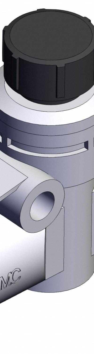 SMC Speed Controller: In-Line Fitting - In-Line Speed Control Valves