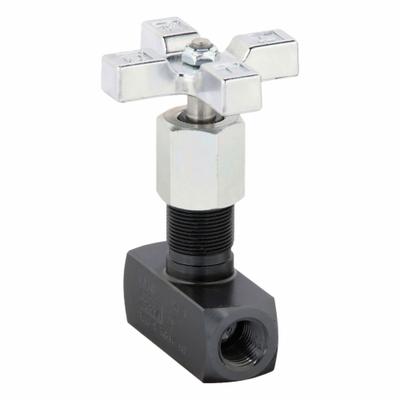 Parker Metering Valve: 8 gpm Max Flow Rate, 3/8 in NPT, 3/8 in NPT, 5,000 psi Max Pressure - Precision Needle Flow Control Valves
