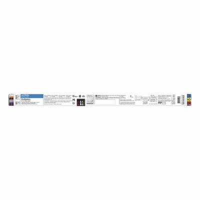 LUTRON Fluorescent Dimming Ballast: T5HO, 120 to 277V AC, 2 Lamps Supported, (2) F40BX - 0-10V Continuous Dimmable Ballasts