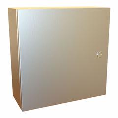 HAMMOND Electrical Enclosure: 316 Stainless Steel, 16 in x 16 in x 6 in, NEMA 12/13/3R/4/4X, Hinged (MPN EN4SD16166S16). Key specifications — Brand: HAMMOND; Closure Method: 1/4-Turn Latch; Enclosure Material: 316 Stainless Steel; Knockouts: Not Included.
