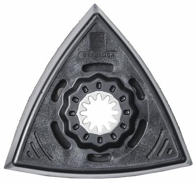 FEIN Oscillating Tool Backing Pad: 3 3/16 in Wd, Hook-and-Loop, Vacuum Pad, Starlock - Starlock Mounted Sanding Pads