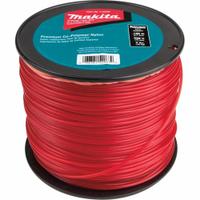 MAKITA Trimmer Line: Co-Polymer Nylon, 0.105 in Dia, 690 ft Overall Lg, Round, Red (MPN T-03458). Key specifications — Brand: MAKITA; Compatible Manufacturer Number: 391VJ6; Compatible Product Type: Trimmer Heads; Material: Co-Polymer Nylon.