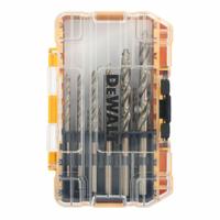 DEWALT Drill Bits: 15/64", 135° Pilot Point, Black Oxide Cobalt, 3-Flats Shank (MPN DWAMDCE15). Key specifications — attr1229327: 0.2344.