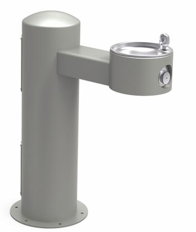 ELKAY Drinking Fountain: Freestanding, 36 11/16 in Ht, 14 in Dp, 31 in Overall Wd - Freestanding Single Outdoor Drinking Fountains