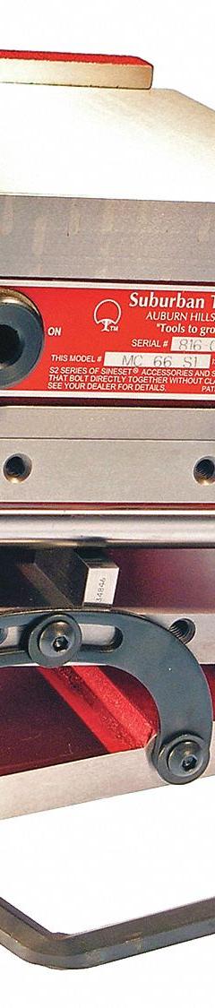 SUBURBAN Sine Plate: Fine Pole, 6 in L x 6 in W x 5 3/8 in H (MPN MSPC-66-FP). Key specifications — attr1033268: SUBURBAN; attr1042407: Flat.