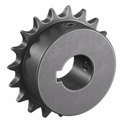 TRITAN Roller Chain Sprocket: 08B, For 1/2 in Chain Pitch, 25 mm Bore Dia, 19 Teeth - Size 08B Fixed-Bore Roller Chain Sprockets