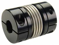 RULAND MANUFACTURING Motion Control Coupling: 19 mm Bore Dia 1, 14 mm Bore Dia 2, Aluminum, Clamp On (MPN MBC41-19-14-A). Key specifications — attr666189: Yes; attr666180: Stainless Steel; attr85397: RULAND MANUFACTURING; attr666234: Metric; attr923681: Different Bore Dimensions.