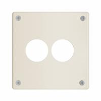 LEGRAND Wall Plate: Single Circular Opening, 2 Gang, Ivory, Jumbo Size (MPN WSP32N911IVYPS). Key specifications — Brand: LEGRAND; Material: Stainless Steel; Includes: Allen Head Screws.