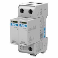 EATON Surge Protection Device: Two Phase, 277V AC, 2 Poles, 2 + Ground Wires, L-G/L-N/N-G, 277 V AC (MPN AGDN27720R). Key specifications — Voltage: 277V AC; Number of Wires: 2 Wires + Ground; Phase: Two; Modes of Protection: L-G; Max. Continuing Operating Voltage: 277 V AC; Voltage Protection Rating: 1500V (L-L, L-G, N-G); Short Circuit Current Rating: 200 kA; Filtering: No.