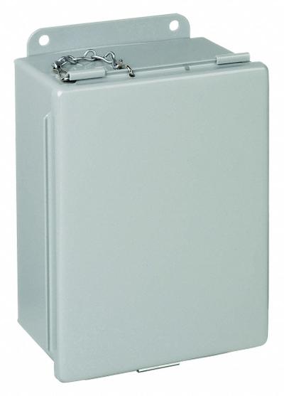 HOFFMAN Enclosure: Steel, 12 in x 10 in x 5 in, NEMA 12/13, Solid Cover - Steel Dust-Tight Enclosures