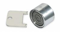 SLOAN Outlet: 1.5 gpm Flow Rate, Laminar Flow Outlet, Metal, Chrome Finish, Female (MPN ETF-1028-A). Key specifications — Includes: Key; Material: Metal; Product Type: Outlet; Connection Size: 55/64"-27; Brand: SLOAN.
