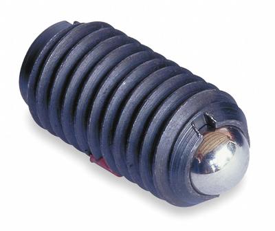 TE-CO Ball Plunger: Slotted, Steel Body w/ SS Ball, M20x2.5 Thread, 80 N to 160 N Nose Force - Slotted-Drive Ball Plungers